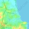 Dicky Beach topographic map, elevation, terrain