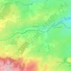 Archignat topographic map, elevation, terrain