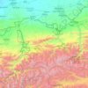 Kadamjay District topographic map, elevation, terrain
