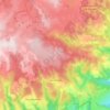 Les Salces topographic map, elevation, terrain