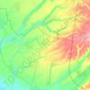 Orțișoara topographic map, elevation, terrain