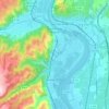 Tournon-sur-Rhône topographic map, elevation, terrain