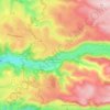 Saint-Martin-Valmeroux topographic map, elevation, terrain