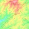 Saint-Quentin-en-Mauges topographic map, elevation, terrain