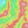 Châteauneuf-de-Bordette topographic map, elevation, terrain