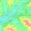 Town of Angelo topographic map, elevation, terrain