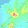 Piojó topographic map, elevation, terrain