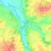 Tournon-Saint-Martin topographic map, elevation, terrain