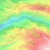 Bizhel topographic map, elevation, terrain