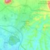 Frosinone topographic map, elevation, terrain