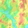 Chargey-lès-Gray topographic map, elevation, terrain