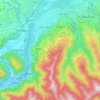 Lentiai topographic map, elevation, terrain