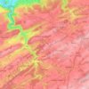 Modave topographic map, elevation, terrain