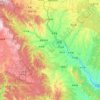 陇县 topographic map, elevation, terrain