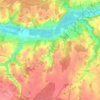 Saché topographic map, elevation, terrain