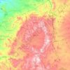 Nyamira County topographic map, elevation, terrain