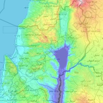 North District topographic map, elevation, terrain