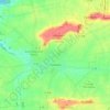 Puiseaux topographic map, elevation, terrain