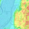 Gryfino topographic map, elevation, terrain