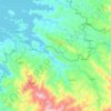 Bwishyura topographic map, elevation, terrain
