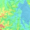 Henderson-Massey topographic map, elevation, terrain