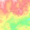 Sant topographic map, elevation, terrain