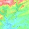 Mûr-de-Bretagne topographic map, elevation, terrain