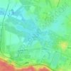 Park of Versailles topographic map, elevation, terrain