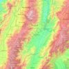 Tolima topographic map, elevation, terrain