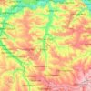 Бахмутский район topographic map, elevation, terrain