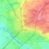 Lund topographic map, elevation, terrain