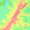 Franchesse topographic map, elevation, terrain