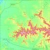 Town of Lima topographic map, elevation, terrain