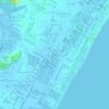 Praia das Gaivotas topographic map, elevation, terrain