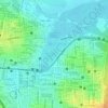 Agara Lake topographic map, elevation, terrain