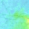 Diksmuide topographic map, elevation, terrain