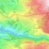 Jeita topographic map, elevation, terrain