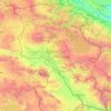 Armenia topographic map, elevation, terrain
