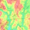 Lisbon topographic map, elevation, terrain