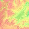 Inari topographic map, elevation, terrain