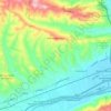 Monteprandone topographic map, elevation, terrain