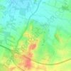 Gedera topographic map, elevation, terrain