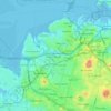 Albert-Eden topographic map, elevation, terrain