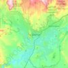 Saint George topographic map, elevation, terrain