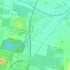 Appleford-on-Thames topographic map, elevation, terrain