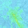 Groningen topographic map, elevation, terrain