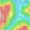 Salins-Fontaine topographic map, elevation, terrain