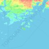 Burgeo topographic map, elevation, terrain