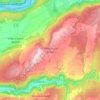 Lomont-sur-Crête topographic map, elevation, terrain