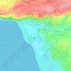 Saint-Jean-le-Thomas topographic map, elevation, terrain